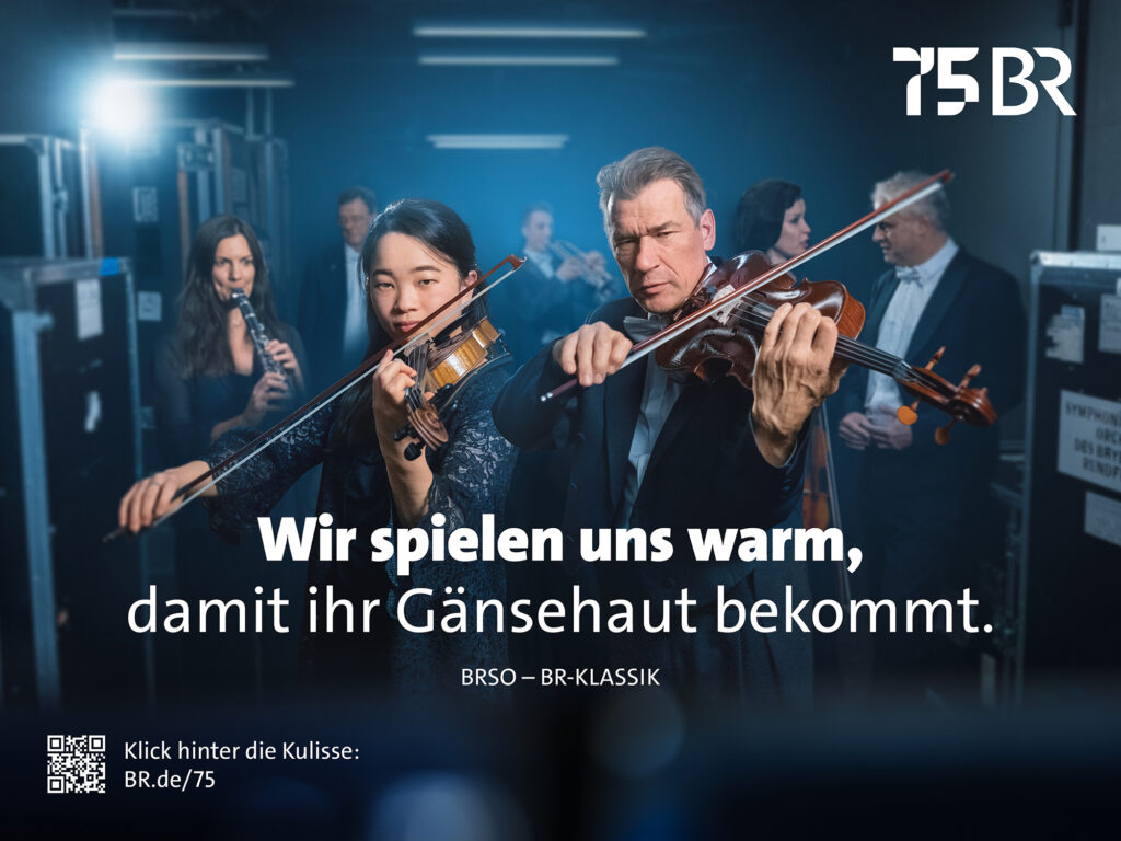 BRSO Symphonieorchester des Bayerischen Rundfunks 75 Jahre Bayerischer Rundfunk Jubiläumskampagne